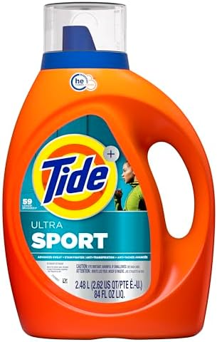 Tide Plus Febreze Sport Odor Defense HE Turbo Clean Liquid Laundry Detergent, 84 fl oz, 54 loads - Image 11
