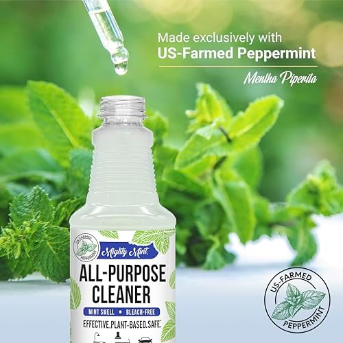 Mighty Mint All-Purpose Cleaner, Non-Toxic Spray for Home, Kitchen, Bathroom, Natural Peppermint Scent, 16oz - Image 5