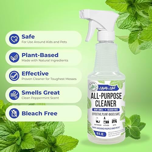 Mighty Mint All-Purpose Cleaner, Non-Toxic Spray for Home, Kitchen, Bathroom, Natural Peppermint Scent, 16oz - Image 6