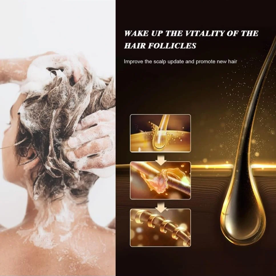 Karseell Hair Repair Set with Shampoo, Conditioner, and Maca Collagen Mask Plus Argan Oil for Dry Damaged Hair (52.39 fl oz), Multipack - Image 4