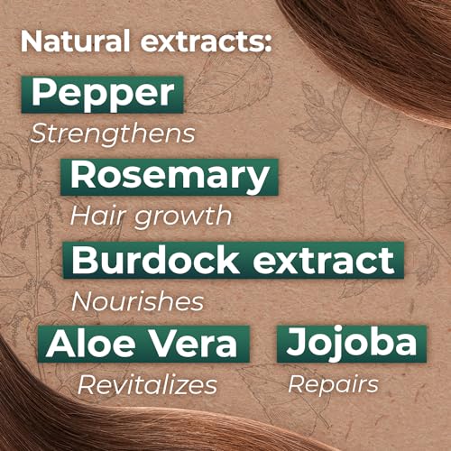 Tio Nacho Mexican Herbs Shampoo, Strengthening, Anti Hair Loss & Anti Breakage with Royal Jelly, Ginseng & Jojoba, Paraben & Cruelty Free, 32 Fl Oz - Image 5