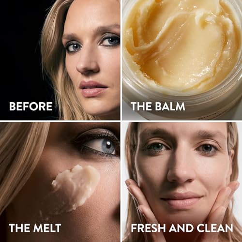 goop Beauty Cleansing Balm | Makeup Remover & Facial Cleanser for Sensitive Skin | Saffron Extract, Vitamin E, & Biofermented Cleansing Microspheres | Removes Dirt, Pollution, & Sunscreen | 3.4 fl oz - Image 4