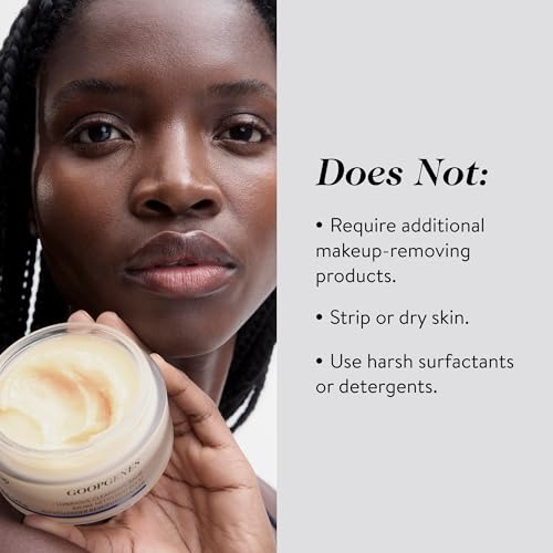 goop Beauty Cleansing Balm | Makeup Remover & Facial Cleanser for Sensitive Skin | Saffron Extract, Vitamin E, & Biofermented Cleansing Microspheres | Removes Dirt, Pollution, & Sunscreen | 3.4 fl oz - Image 6