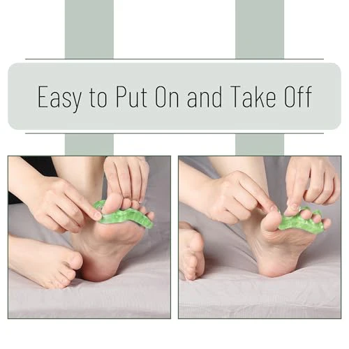 DR. JK- ToePal Gel Toe Separator, 2 Pairs, Toe Spacers, Toe Straightener, Hammer Toe Straightener, Toe Spreader, Toe Stretcher, Toe Corrector for Women and Men, Bunion Corrector - Image 4