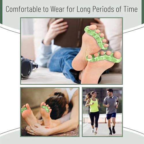 DR. JK- ToePal Gel Toe Separator, 2 Pairs, Toe Spacers, Toe Straightener, Hammer Toe Straightener, Toe Spreader, Toe Stretcher, Toe Corrector for Women and Men, Bunion Corrector - Image 5