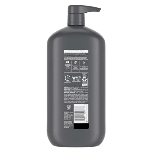 DOVE MEN + CARE Body and Face Wash Rejuvenating Mango + Cedarwood 3 Pack for Men, with 24-Hour Nourishing Micromoisture Technology, 30 oz - Image 2