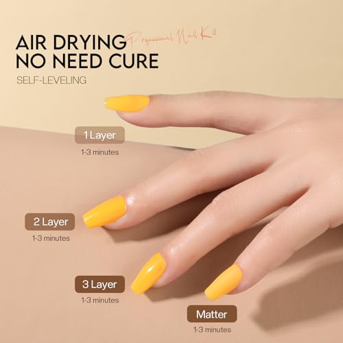 Morovan Nail Polish Set Fingernail: Quick Dry Nail Polish Kit Regular Nail Polish Bulk 0.25 oz Finger Nail Polish Pack Glossy Toenail Polish DIY Gifts for Women - Image 6