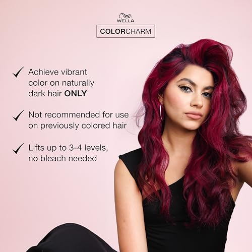 COLORCHARM VIVID DARKS Permanent Cream Color Vibrant Color for Dark Hair Nourishing Vegan Formula No Bleach Needed - Image 3