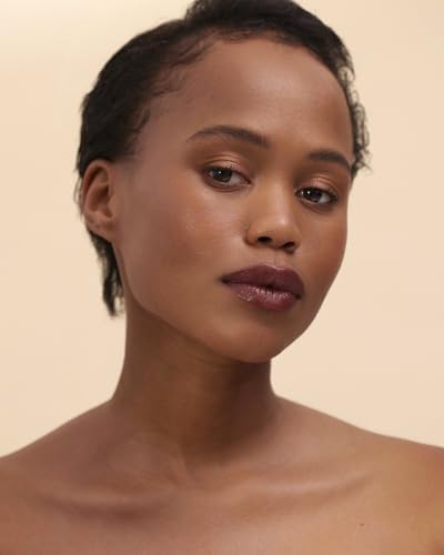 Henné Organics Luxury Lip Tint - Moisturizing, Sheer Natural Color - Nightfall (Dark Red) - Image 5