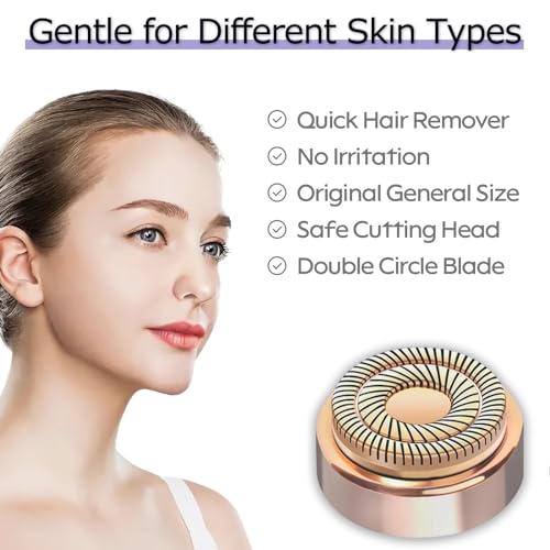 Generation 2 Replacement Heads for Flawless Facial Hair Remover Replacement Heads,Suitable for Flawless Replacement Heads Gen 2 for Flawless Facial Hair Remover for Women,As Seen On TV.(4 Pack) - Image 6