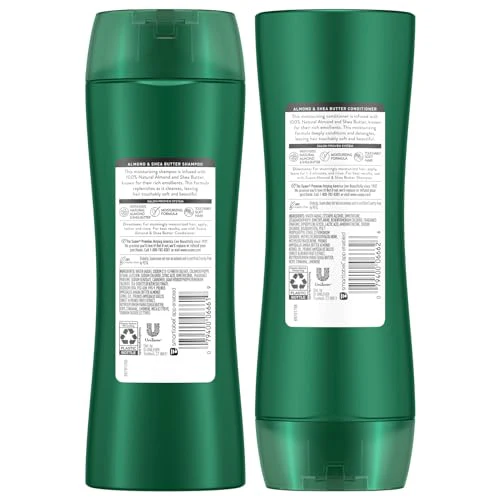 Suave Shampoo and Conditioner Set, Almond & Shea Butter - Moisturizing Shampoo & Conditioner, Dry Hair Treatment, Scented, 12.6 Oz Ea (2 Piece Set) - Image 2