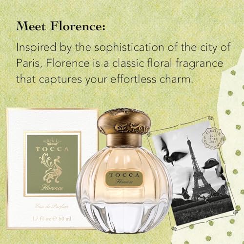 Tocca Florence (20ml + 50ml) Perfume Set for Women - Classic Floral, Bergamot, Pear, Gardenia, Hand-Finished Bottle - Image 2