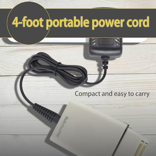 Replacment for BaByliss PRO Shaver FXFS2 Charger, 4.5V Power Adapter Compatible with BaBylissPRO Barberology Cordless Metal Double Foil Shaver FXFS2 Charging Cord - Image 5