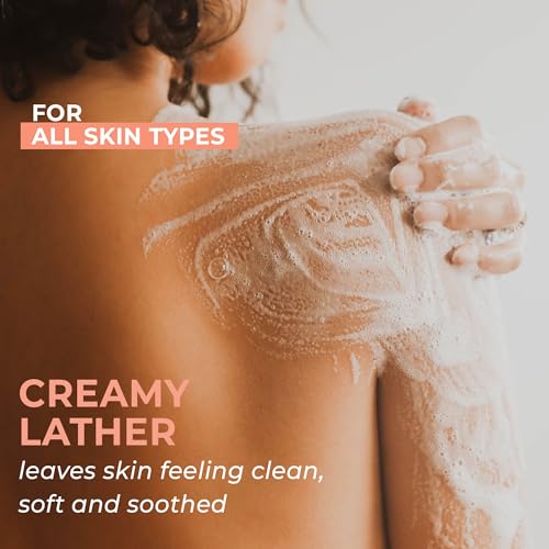 Vanilla Coconut Shower Gel Body Wash - USA Made with Organic & Natural Ingredients, Moisturizing Cleansing Gel for Women, Gentle & Non Toxic Daily Wash for Sensitive Skin, Clean Body Soap Liquid - Image 6