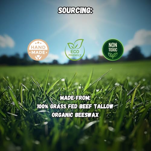 Beef Tallow Lip Balm 100% Grass Fed & Organic, Animal Based Skincare, Carnivore Beauty, Natural Hydrating (4 Pack), Black - Image 7