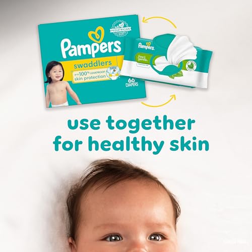 Pampers Baby Wipes, Free & Gentle, Hypoallergenic and Unscented Wipe, 100% Plant Based, Plastic-Free for Babies, 624 Total (8 Flip-Top Packs) - Image 11