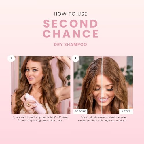Beachwaver Second Chance Dry Shampoo - Oil-Absorbing Rice Formula for Fuller Roots and Longer Lasting Waves - Aerosol Dry Shampoo Spray - Vegan (5.4 Fl Oz) - Image 5