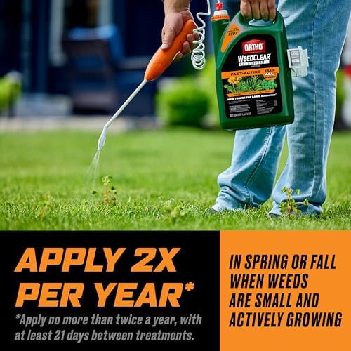 Ortho WeedClear Lawn Weed Killer Ready-to-Use with Comfort Wand, Kills Crabgrass, Dandelion and Clover, 1 gal. - Image 5