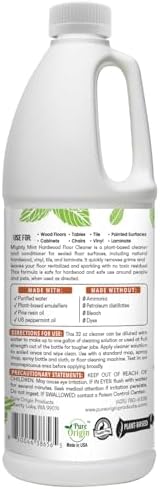 Mighty Mint Hardwood Floor Cleaner, Non-Toxic, Ready-to-Use with Mops and Sprayers, Natural Mint Scent, 32oz - Image 7
