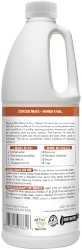 Mighty Mint Wood & Floor Cleaner Concentrate, Non-Toxic, Cleaning Soap for Hardwood and Floors, Natural Mint Scent, 32oz - Image 7