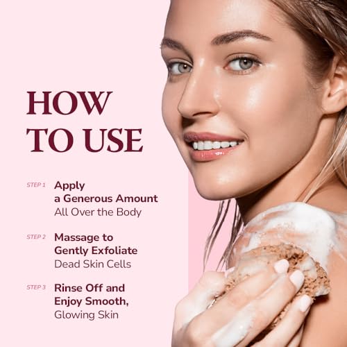Daily Scrub & Body Wash - Exfoliating Body Scrub, Dead Sea Salt & Himalayan Pink Salt, Natural Moisturizing Body Wash, Retinol & Hyaluronic Acid Shower Gel, Korean Skincare 21.1oz - Image 5