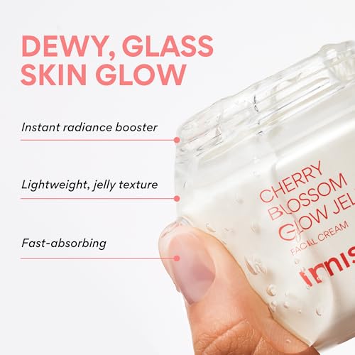 innisfree Cherry Blossom Glow Jelly Cream with Niacinamide for Smooth, Glowing Skin, Korean Skincare Hydrating Moisturizer - Image 2