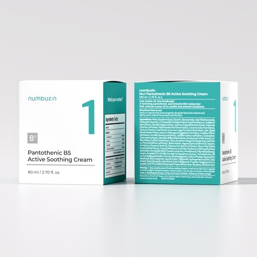 numbuzin No.1 Cream | Pantothenic B5 Active Soothing Cream | Lightweight Hydrating Moisturizer, Pantothenic Acid, Niacinamide | Excess Oil Control, Soothes Acne | Non-Comedogenic | 2.70 fl. oz. - Image 8