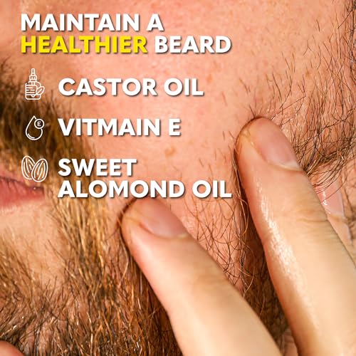 Beard Club Premium Cedar Beard Oil for Men - Natural Castor & Almond Oils - Beard & Mustache Conditioner - Hydrates, Moisturizes, Softens & Soothes Skin - Strengthens Follicles (2PK) - Image 2