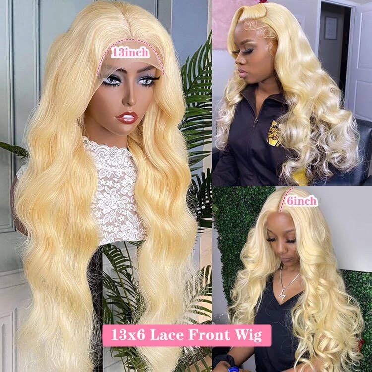 30 Inch Lace Front Wig Human Hair 13x6 Body Wave Blonde Lace Front Wigs Human Hair Transparent 613 HD Lace Frontal Wig Pre Plucked with Baby Hair 180% Density - Image 8