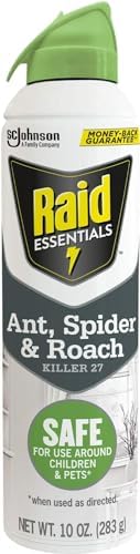 Raid Essentials Ant Spider, and Roach Killer Aerosol Spray, Child & Pet Safe, Kills Insects Quickly, 10 Ounce, 6 Pack (6), 331877 - Image 2