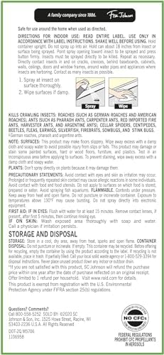Raid Essentials Ant Spider, and Roach Killer Aerosol Spray, Child & Pet Safe, Kills Insects Quickly, 10 Ounce, 6 Pack (6), 331877 - Image 3