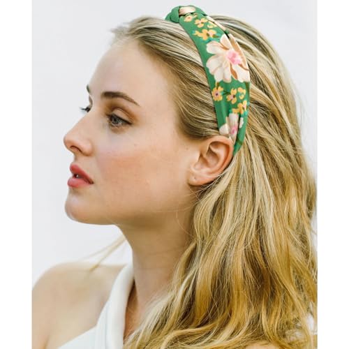 VELSCRUN Headbands for Women Girls 12 Pack Stylish Top Knotted Headbands Flower Headband For Women's Hair Non Slip Women Fashion Head Bands Wide Hairband Mom Sisters Hair Accessories - Image 3