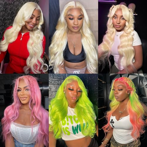 Alipeacock 613 13x6 Lace Front Wig Human Hair 200% Density Body Wave Blonde Lace Front Wigs Human Hair Pre Plucked Blonde Wig Human Hair 613 30inch - Image 6