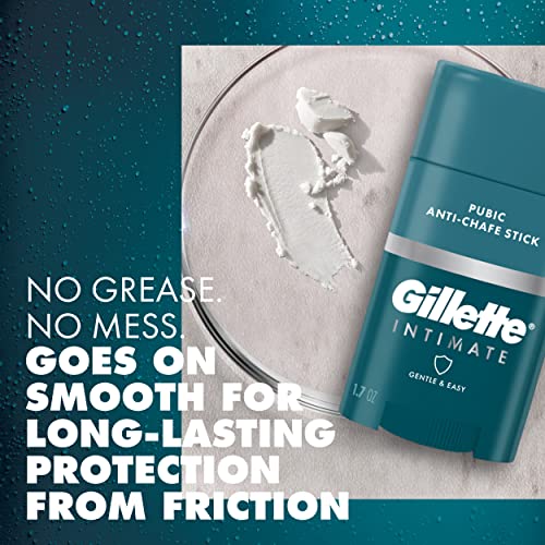 Gillette Intimate Men’s Pubic Hair Trimmer, SkinFirst Pubic Hair Trimmer for Men, Waterproof, with Anti Chafe Stick - Image 4