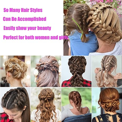 Small Hair Rubber Bands with 5 Hair Styling Tools 500 Pcs Colored Hair Elastic Baby Hair Ties Mini Hair Bands with Hair Elastic Cutter Hair Accessories Xmas Stuff for Girls Toddlers Kids - Image 7