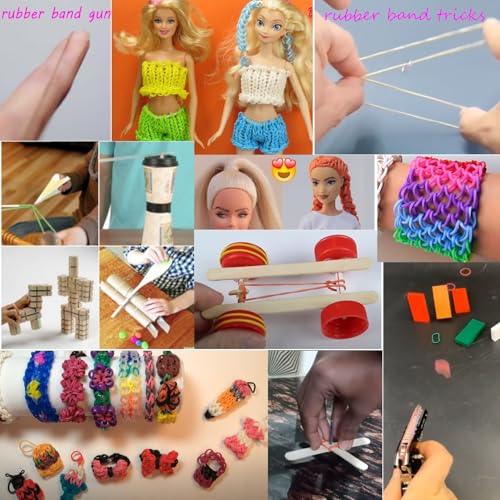 Small Hair Rubber Bands with 5 Hair Styling Tools 500 Pcs Colored Hair Elastic Baby Hair Ties Mini Hair Bands with Hair Elastic Cutter Hair Accessories Xmas Stuff for Girls Toddlers Kids - Image 9