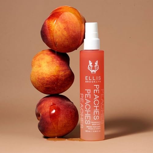 Ellis Brooklyn PEACHES Hair And Body Mist - Fruity Floral Perfume For Women with Sweet Peach, Rosebud, & Sandalwood, Vegan Perfume Made In The USA - Image 4