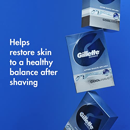 Gillette Series Cool Wave After Shave Lotion for Men, 3.3 fl oz - Image 5
