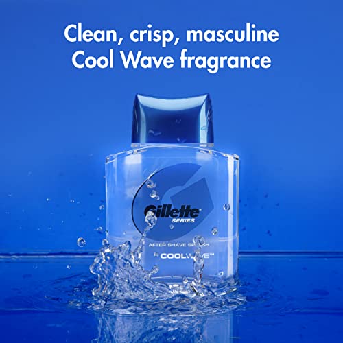 Gillette Series Cool Wave After Shave Lotion for Men, 3.3 fl oz - Image 7