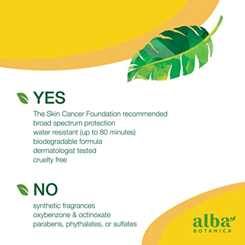 Alba Botanica Sensitive Sunscreen Spray for Face and Body, Fragrance-Free, Broad Spectrum SPF 50, Water Resistant, 5 fl. oz. Bottle (Pack of 2) - Image 4