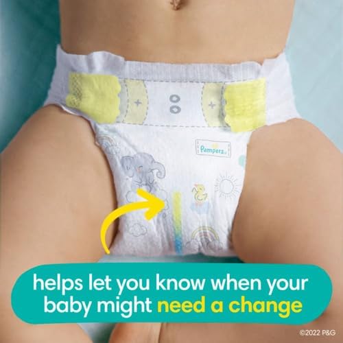 Pampers Swaddlers Diapers Preemie - Size P1, 27 Count, Ultra Soft Disposable Baby Diapers (Pack of 4) - Image 10