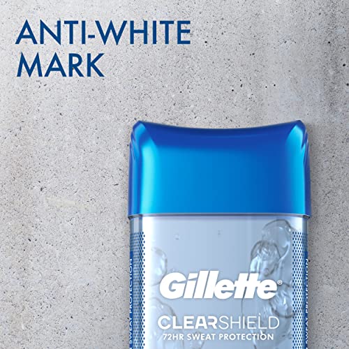 Gillette Antiperspirant and Deodorant for Men, Clear Gel, Wild Rain Scent, 3.8 oz (Pack of 2) - Image 7