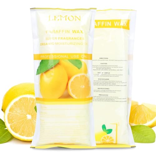 Toyar Paraffin Wax Refills, 12 Pack Lemon Scented Paraffin Wax Beads Blocks for Paraffin Bath, Paraffin Wax Machine Refills for Hand Feet Dry Skin,Rrelieves muscle fatigue, Hydration and nourish - Image 2