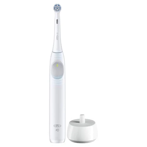 Oral-B iO Series 2 Rechargeable Electric Powered Toothbrush, Pure White with 1 Gentle Care Brush Head - Automatic Pressure Sensor to Protect Gums - 3 Modes - 2 Min Timer - Image 11