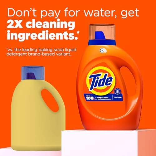 Tide Liquid Laundry Detergent, Original, 32 loads, 63 fl oz, HE Compatible - Image 3