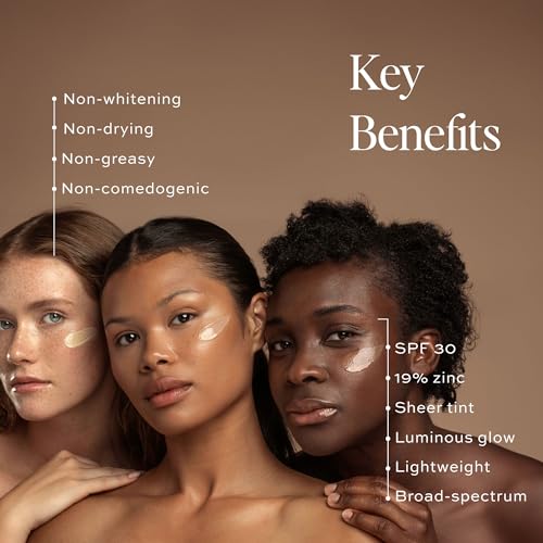 DIME Beauty Tinted Glow Wonderscreen SPF 30, Mineral Sunscreen for Face with 19% Zinc Oxide, Tinted Moisturizer with SPF, 50 g (Shade 02) - Image 4