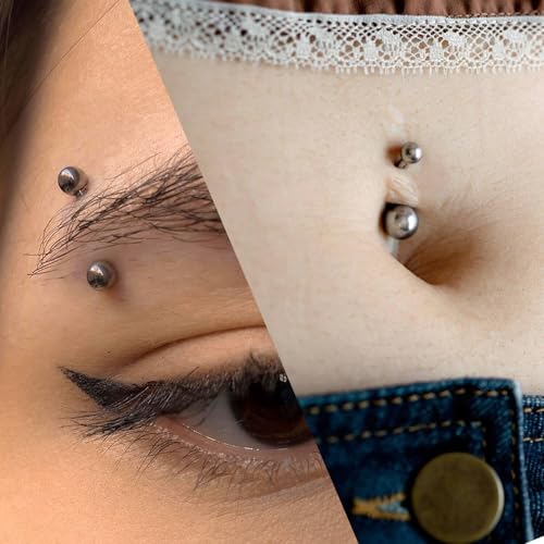 110Pcs Piercing Kit for all Body Piercings with Piercing Tools for Eyebrow Nose Ear Septum Belly Button Lip Tongue Cartilage and More with 12G 14G 16G 20G Piercing Needles - Image 7