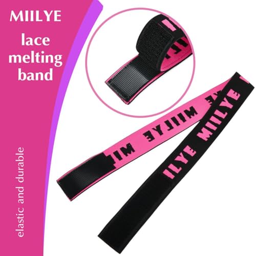 MIILYE Lace Glue for Wigs, Strong Hold Wig Glue for Front Lace Wig, Waterproof Sweat Proof Lace Front Wig Glue Bond Glue for Lace Wigs, Invisible Hair Glue for Wigs Bonding Adhesive, White - Image 5
