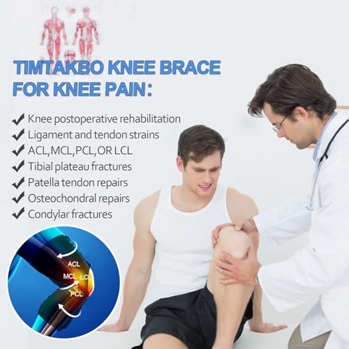Plus Side Knee Brace for Women/Men, Hinged Knee Brace with Dual Metal Side Stabilizers, Knee Support for Knee Pain for Relieves ACL, MCL, Meniscus Tear, Arthritis, Tendon Pain, Injury Recovery - Image 4