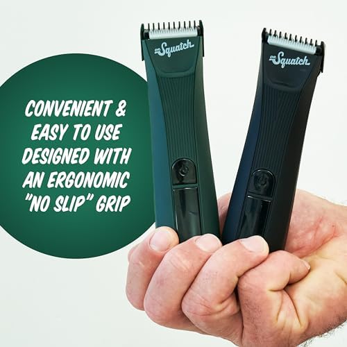 Dr. Squatch Groin Guardian Electric Trimmer with Squatch-Shield Technology™ Groin & Body Hair Trimmer, Cordless Trimmer with Built-in LED Light, Black - Image 4